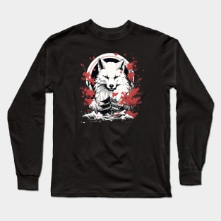 Japanese Fox Long Sleeve T-Shirt